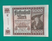 Niemcy banknot 5000 marek , 1922