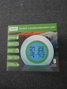 Budzik z podświetleniem LED 