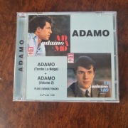 ADAMO Adamo + Adamo Vol 2 Belgia 1964/5  CD unoff chanson