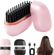 Mini prostownica do włosów 2025 przenośna bezprzewodowa USB antyoparzeniowa