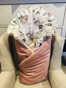 Nowy rożek niemowlęcy 75x75 na rzep