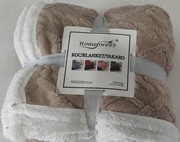 Koc160x200 - dwustronny . Wzór sweterka