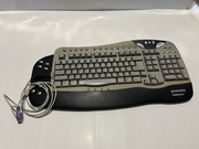 Klawiatura retro na złącze PS/2 firmy SUPERB ROLLER, sprawna, używana.