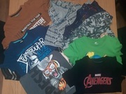 18# 134-140 7 szt. bluzek krótki rękaw