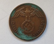 Niemcy - Trzecia Rzesza 2 reichsfenigi, 1939 r. Znak „A” - Berlin (S162)