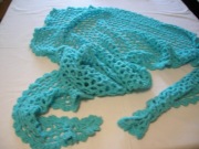 Chusta z anilany Vintage PRL