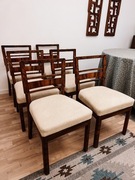 Krzesła mahoniowe art deco