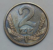 2 złote 1985 PRL (st.1/1-)  [#1338]