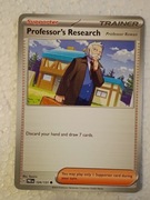 Professor's Research 124/131 Rowan Karta POKEMON TCG Prismatic evolutions