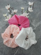 Gumka do włosów,scrunchies XL ,komplet 3szt.