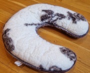 Poduszka, rogal wełniany