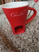 Kubek do fondue Czerwony