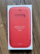 Etui Apple Leather Sleeve iPhone 12 / 12 Pro skóra czerwony Product Red
