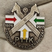 Odznaka Krajoznawcza PTTK rocznicowa 1975-2015