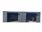 Garaż blaszany 10x6 Brama 2.50 profil ocynk Premium