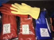 Nurkowe Rękawice Showa z wkładką bawełnianą ciepłe roz. M niebieskie