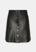 Czarna spódnica mini z imitacji skóry ONLY 34 XS