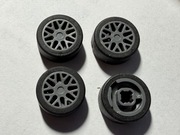 LEGO KOŁO 11x6 OPONA 14x6 93595c01 C.SZARE 4 szt