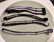 Przedłużki kabli ATX 24PIN, 4+4PIN CPU, 6PIN GPU, 6+2PIN GPU