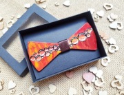 Mucha męska drewniana krople po deszczu wesele prezent  Mvcha Nie Siada 