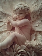 Duża makatka zawieszka Anioł 180/230