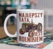 Prezent na dzien ojca kubek dla taty rolnika traktor wies traktory