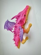 Baby Dragon - magnes 3D, ruchomy, wielokolorowy. TYLKO U MNIE!