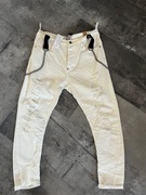 Wiya boyfrend białe S/M jeans 
