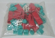 MONOPOLY / DOMKI, KOŚCI / ZESTAW ZAPASOWY / HASBRO