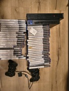 Zestaw Playstation 2 43 gry 2 pady karta zapisu 