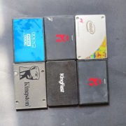 Zestaw 6 szt dysków 5x240/1x256 GB Goodram/Kingston/Kingfast/Intel