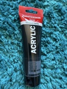Farba akrylowa Amsterdam czarna 735 120 ml