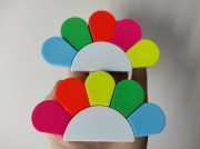 Markery - zakreślacze kwiatki 2 zestawy