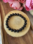 Czarny turmalin bransoletka handmade