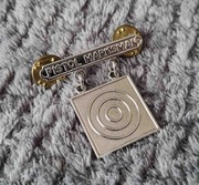 Przypinka - USMC - Marksmanship Qualification Badge (Makrsman + Pistol)
