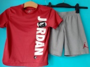 Jordan Jump Man Nike sportowy komplet 2w1 koszulka szorty 5/6 lat 110/116