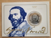 Moneta kolekcjonerska 10 zł 2013 r. Cyprian Norwid, blister