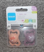 MAM Mini Ait zestaw 2 uspokajających smoczków 0-6m