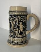 Ceramiczny Kufel. GERZ XIXw. Wycisk Antyk Oryginał