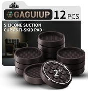 Zestaw 12 silikonowych podkładek antypoślizgowych pod meble 2″ (50 mm)