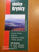Okolice Krynicy mapa turystyczna z 1999 r.