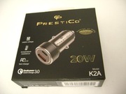 PrestiCo ładowarka samochodowa 12V 20W