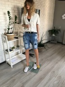 Spodenki jeansowe boyfriend jorts M/L 