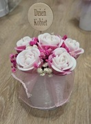 Mini flower box ze świeczek