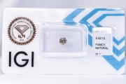 Diament Brylant Naturalny 0,42 ct IGI okrągły brylant zaplombowany blister