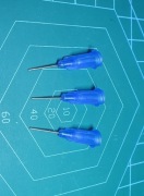 3× Igła dozownik 22G prosta luer do pasty, topnika