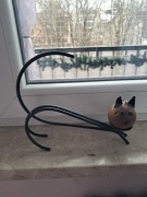 Kot świeczka ozdoba pamiątka prl