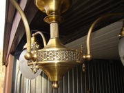 Piękny żyrandol 3 punkty Swietlne.Mosiądz.