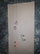 Klipsy motylki,zestaw 3 par