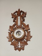 Stary barometr z termometrem 